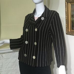 Ralph Lauren Double Breasted Pin Stripe Jacket